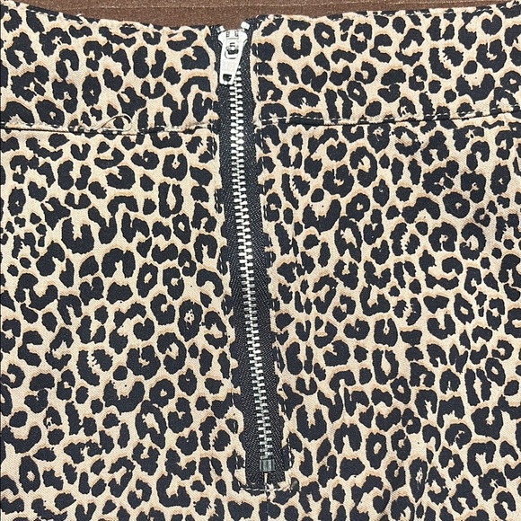 GARAGE Leopard Cheetah Print Women's Mini Skirt - Picture 12 of 15